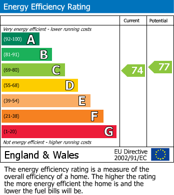 Energy Performance Certificate for Palmers Grove, West Molesey