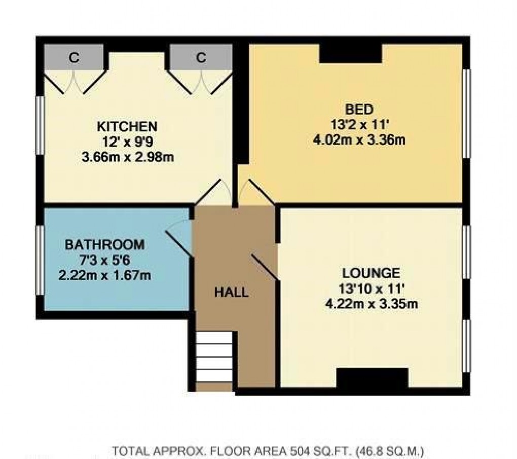 Floorplan for Bridge Road, East Molesey