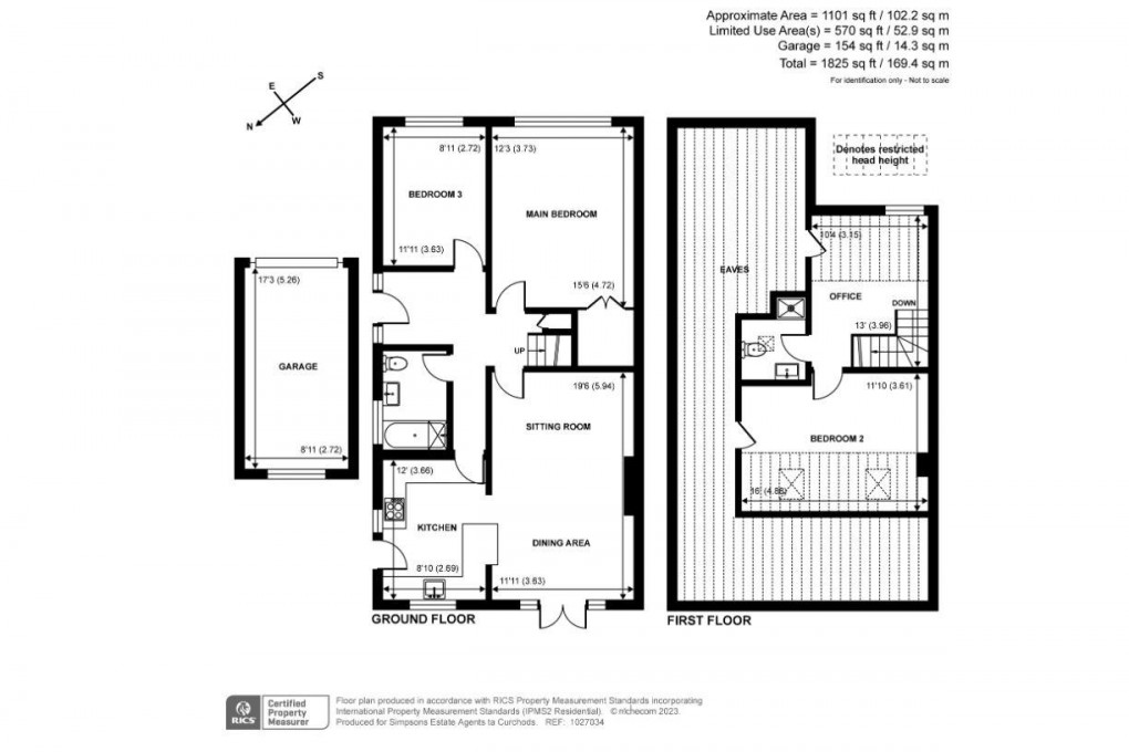 Floorplan for Ashford Gardens, Cobham