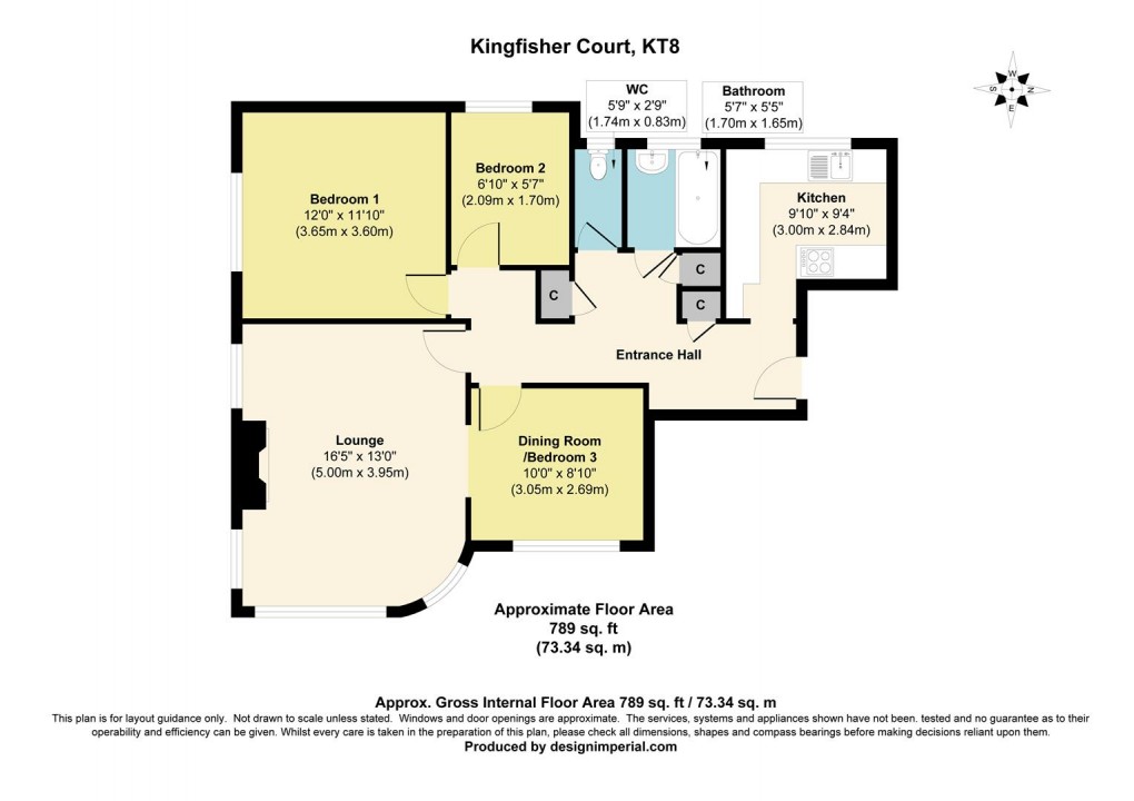 Floorplan for Bridge Road, East Molesey