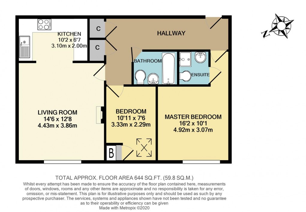 Floorplan for Pemberton Road, East Molesey