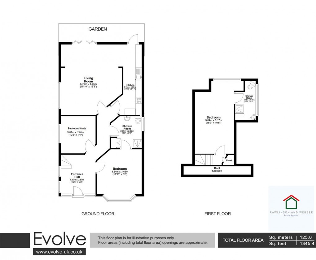 Floorplan for Merton Way, West Molesey
