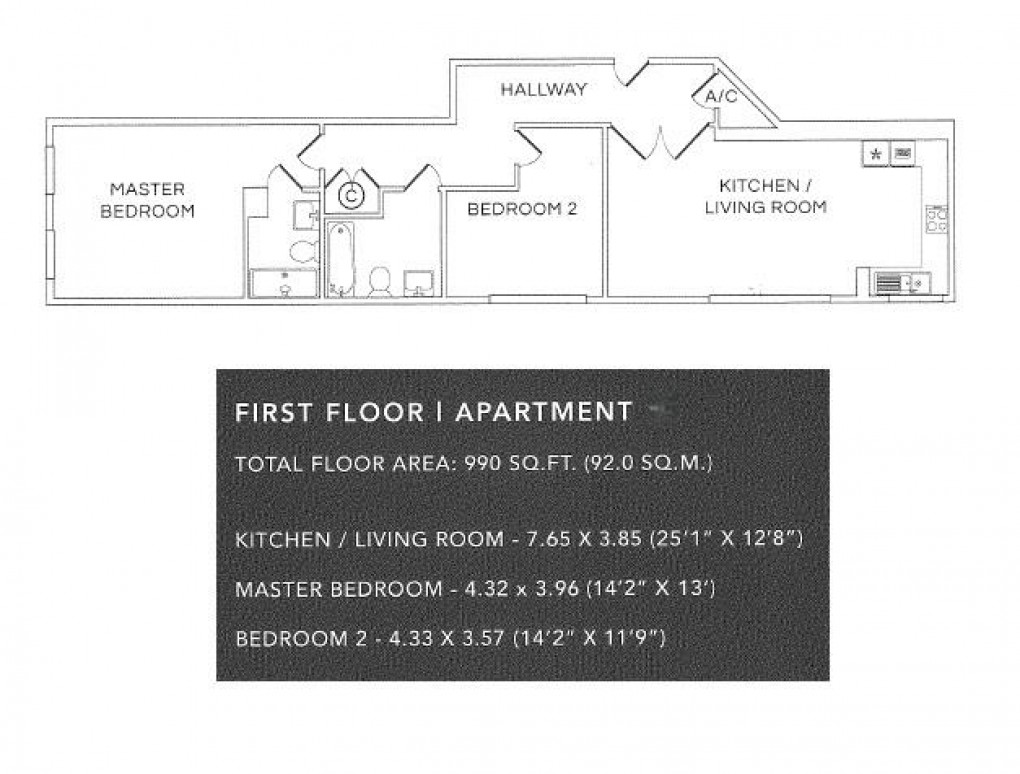 Floorplan for Pemberton Road, East Molesey