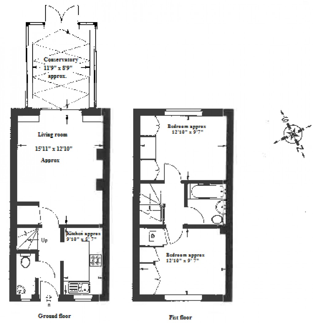 Floorplan for Faraday Place, West Molesey