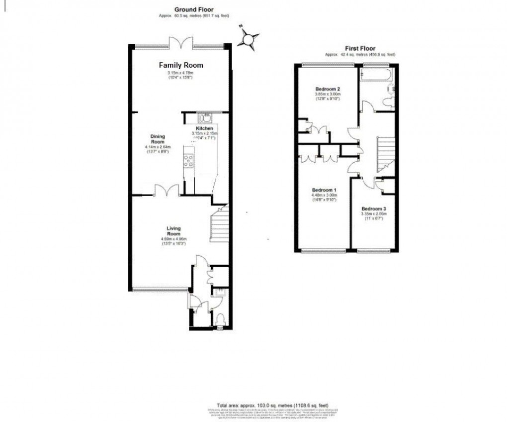 Floorplan for Thames Meadow, West Molesey