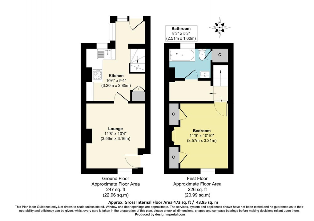 Floorplan for High Street, Thames Ditton