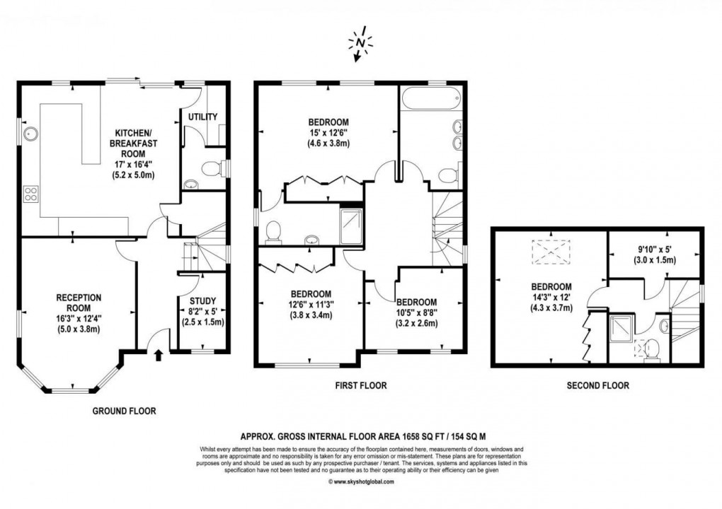Floorplan for Molember Road, East Molesey