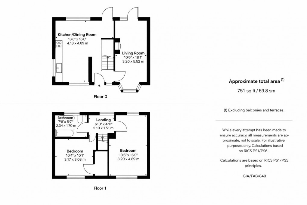 Floorplan for Down Street, West Molesey