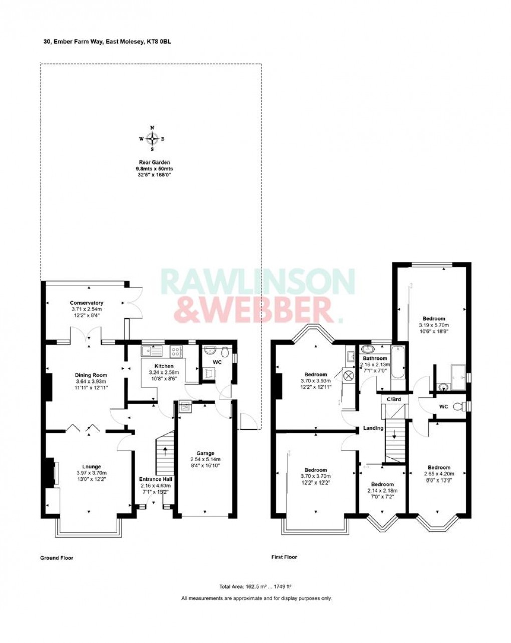 Floorplan for Ember Farm Way, East Molesey