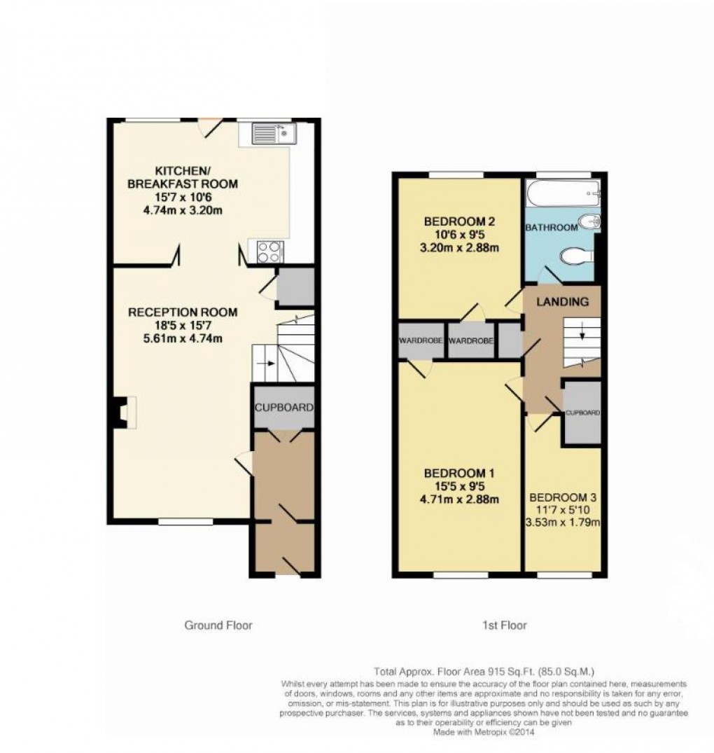 Floorplan for Bedster Gardens, West Molesey