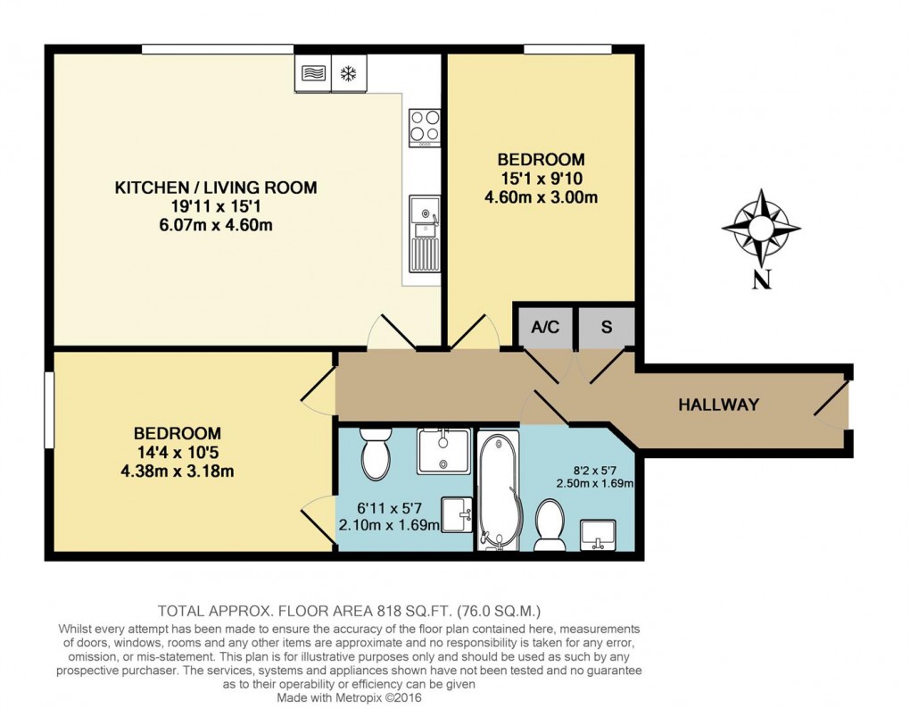 Floorplan for Kinsheron Place, East Molesey